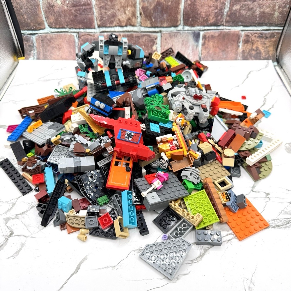 LEGO 3 lbs Random Building Pieces Bricks Bulk Lot Star Wars Mixels Treehouse Etc